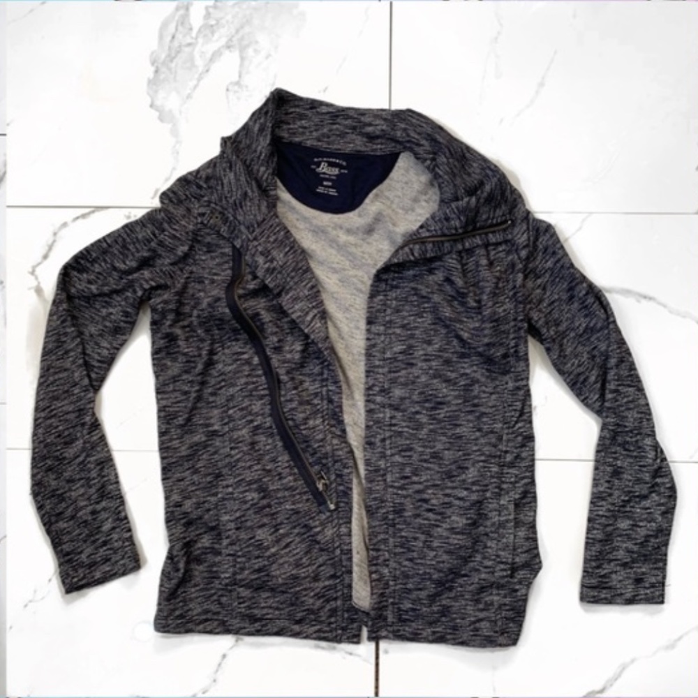 Bass Zip Up Navy Jacket
